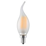 6 Watt LED Frosted Flame Tip | 60W Equal – 4 Pack